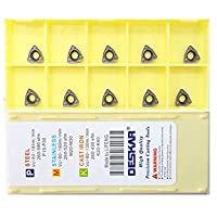10P WCMX030208-SF LF6018 Herramienta de torno CNC indexable U taladro inserto inserto de carburo para WC U taladro para…